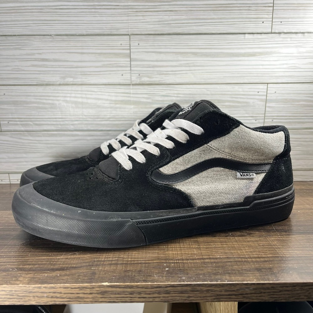 Vans BMX Style 114 Fast And Loose Men's Black Shoes - Men's Size 12 - Picture 2 of 9